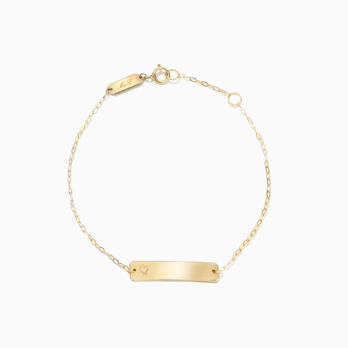 أسورة بسلسلة ذهب عيار 18 قيراط شكل مستطيل أسورة بسلسلة ذهب عيار 18 قيراط شكل مستطيل