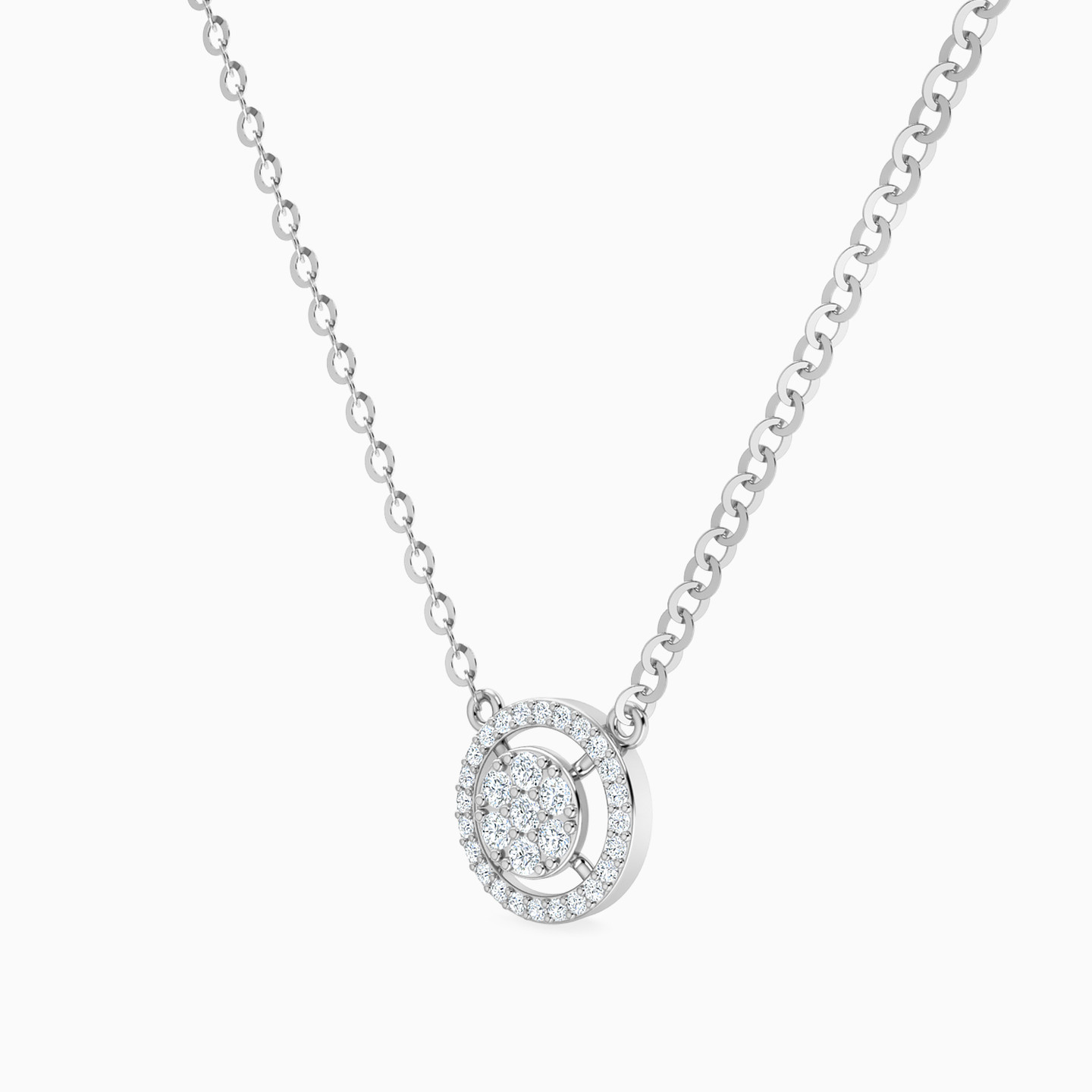 Round Necklace in 18K Gold - 2 Round Necklace in 18K Gold - 2