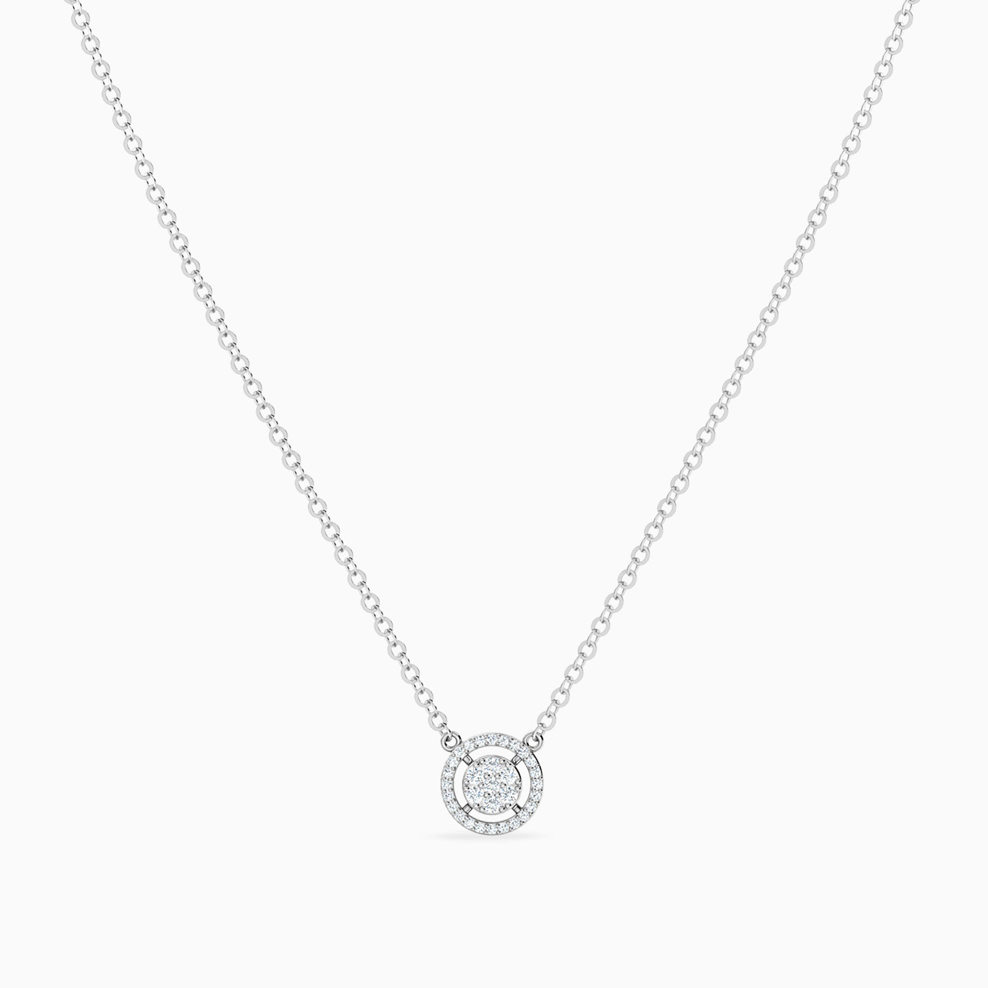 Round Necklace in 18K Gold - 3