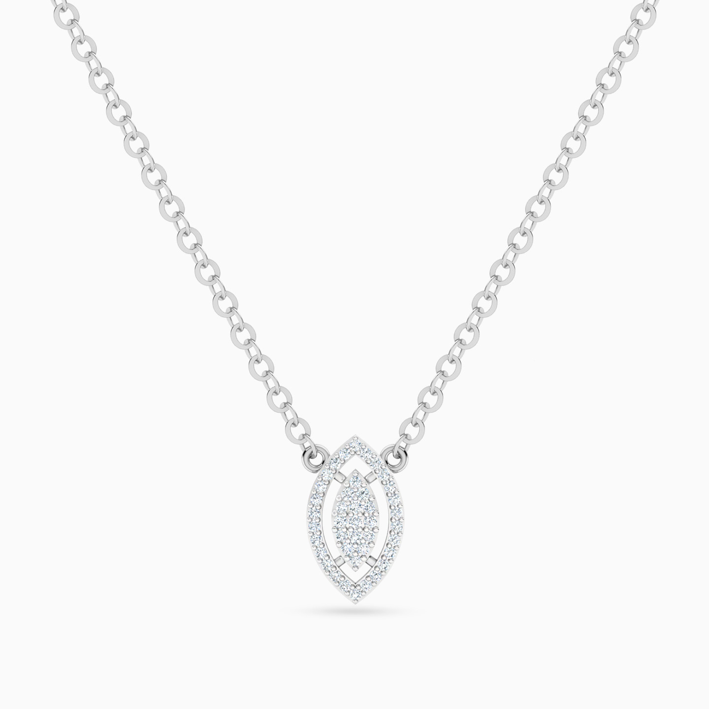 Marquise Necklace in 18K Gold Marquise Necklace in 18K Gold