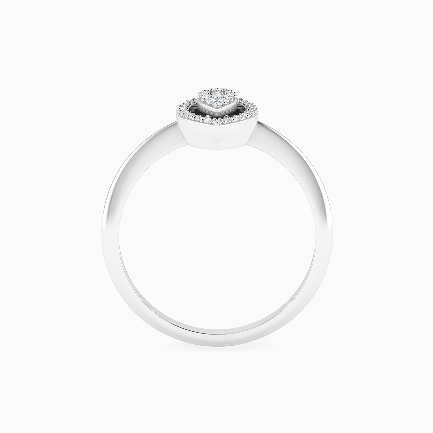 خاتم ذهب شكل ماركيز عيار 18 قيراط - 4 خاتم ذهب شكل ماركيز عيار 18 قيراط - 4