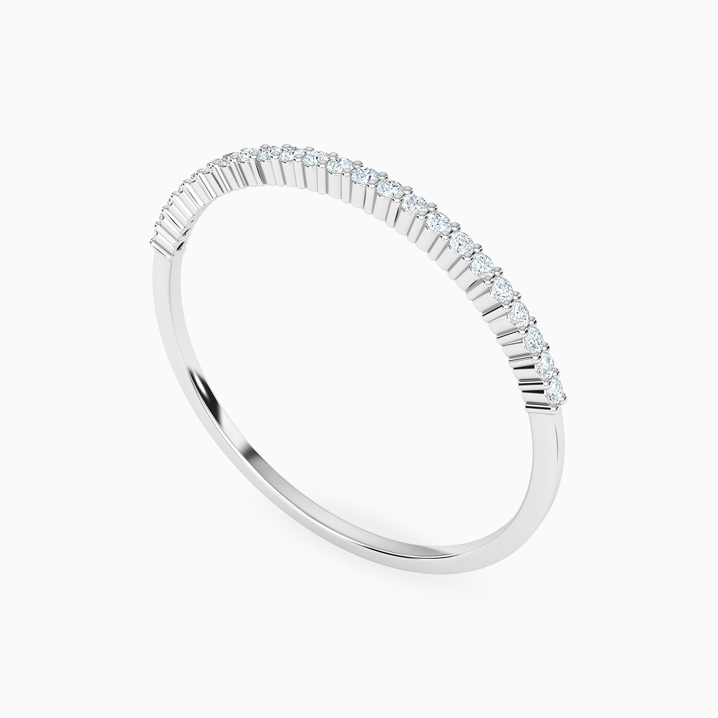 18K Gold Diamond Eternity Ring - 2