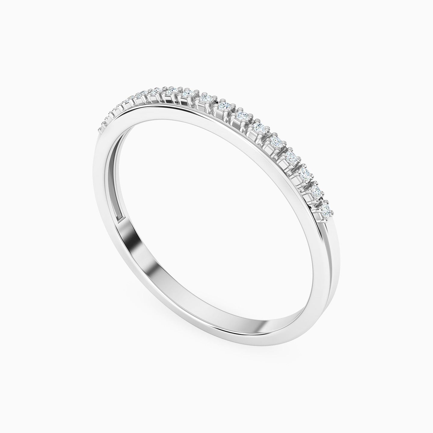 18K Gold Diamond Eternity Ring - 2