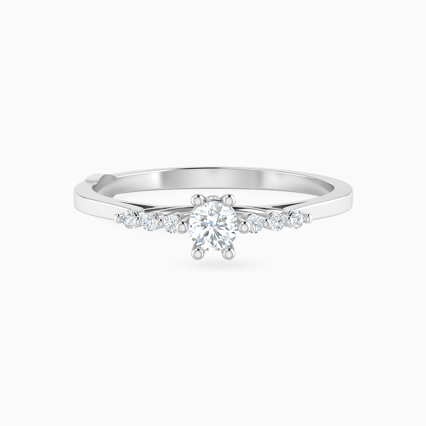 Circle Diamond Ring in 18K Gold Circle Diamond Ring in 18K Gold