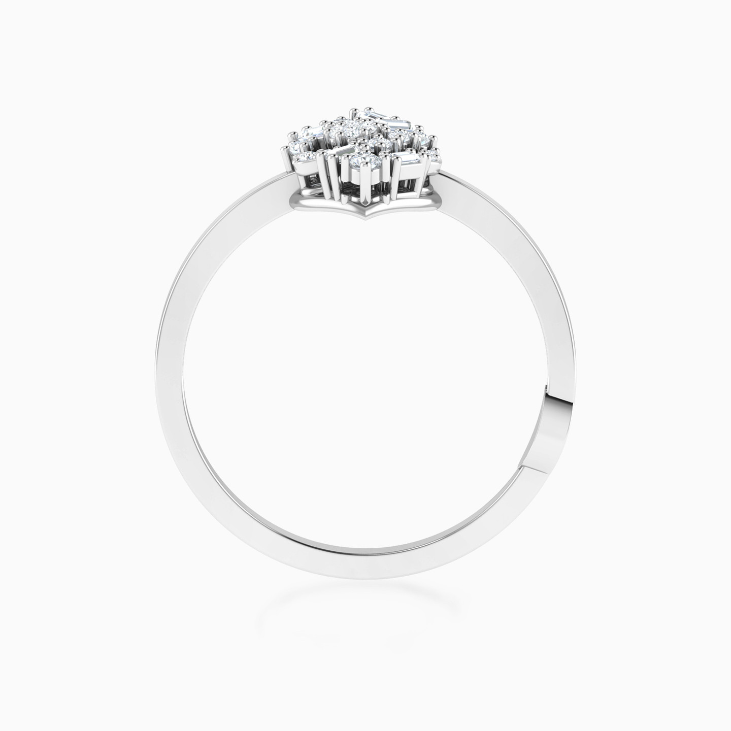 Multi Band Diamond Ring in 18K Gold - 4 Multi Band Diamond Ring in 18K Gold - 4