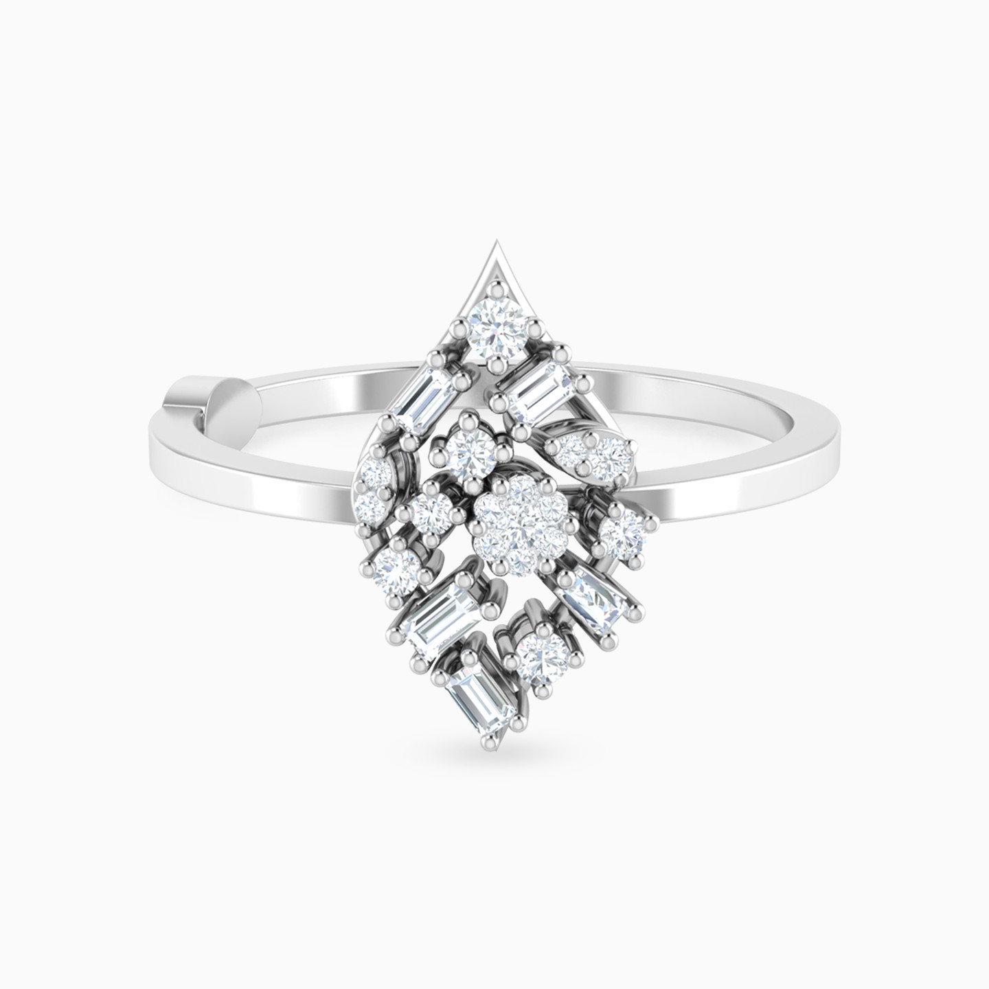 Multi Band Diamond Ring in 18K Gold Multi Band Diamond Ring in 18K Gold