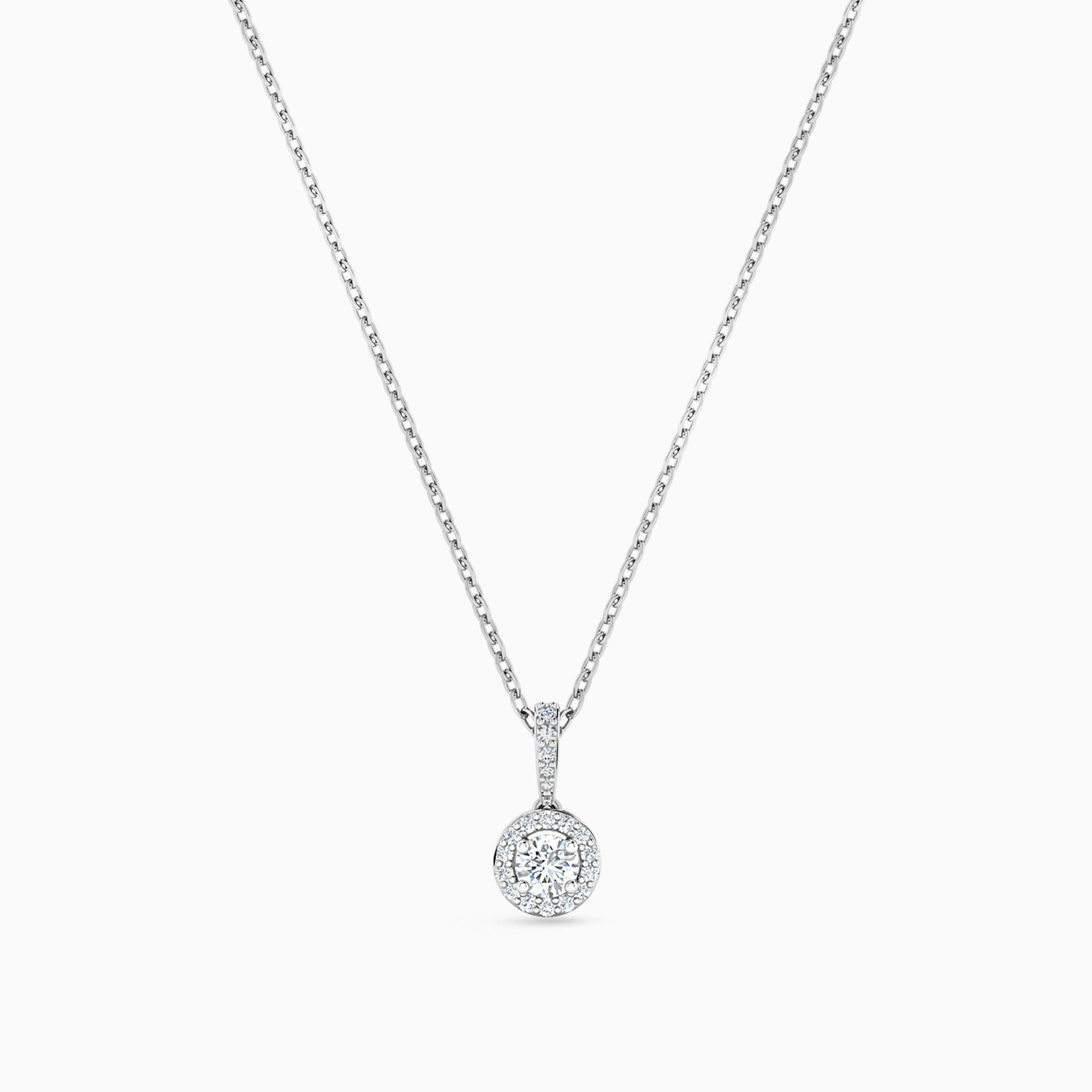 سلسلة ذهب دائرية عيار 18 قيراط مزينة بالألماس - 5 سلسلة ذهب دائرية عيار 18 قيراط مزينة بالألماس - 5