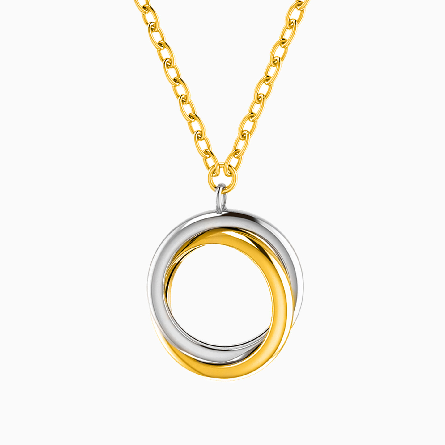 Circle Necklace In 14K Gold Circle Necklace In 14K Gold