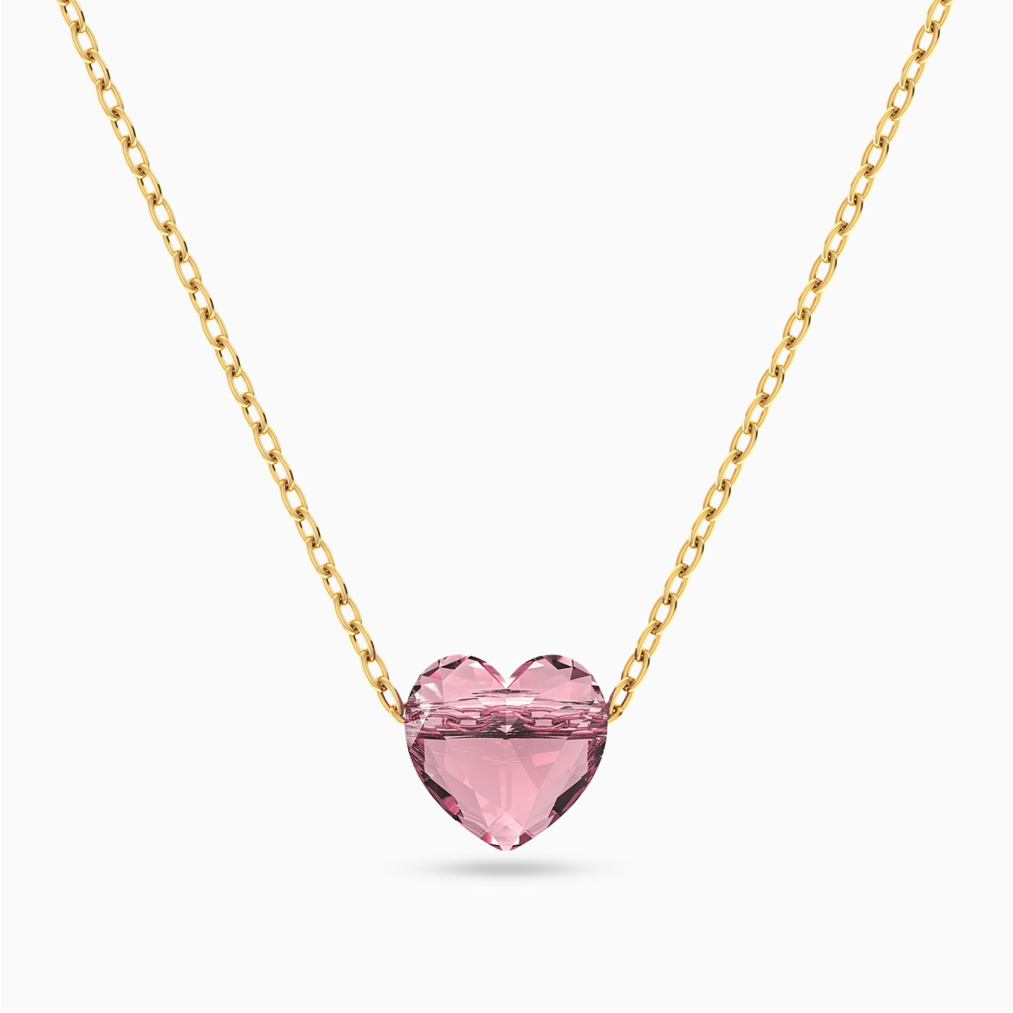 Heart Lilac Stone Necklace in 14K Gold Heart Lilac Stone Necklace in 14K Gold