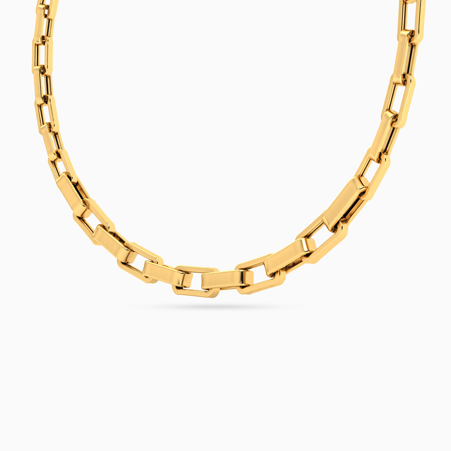 Elongated Links Choker in 18K Gold - 2 Elongated Links Choker in 18K Gold - 2