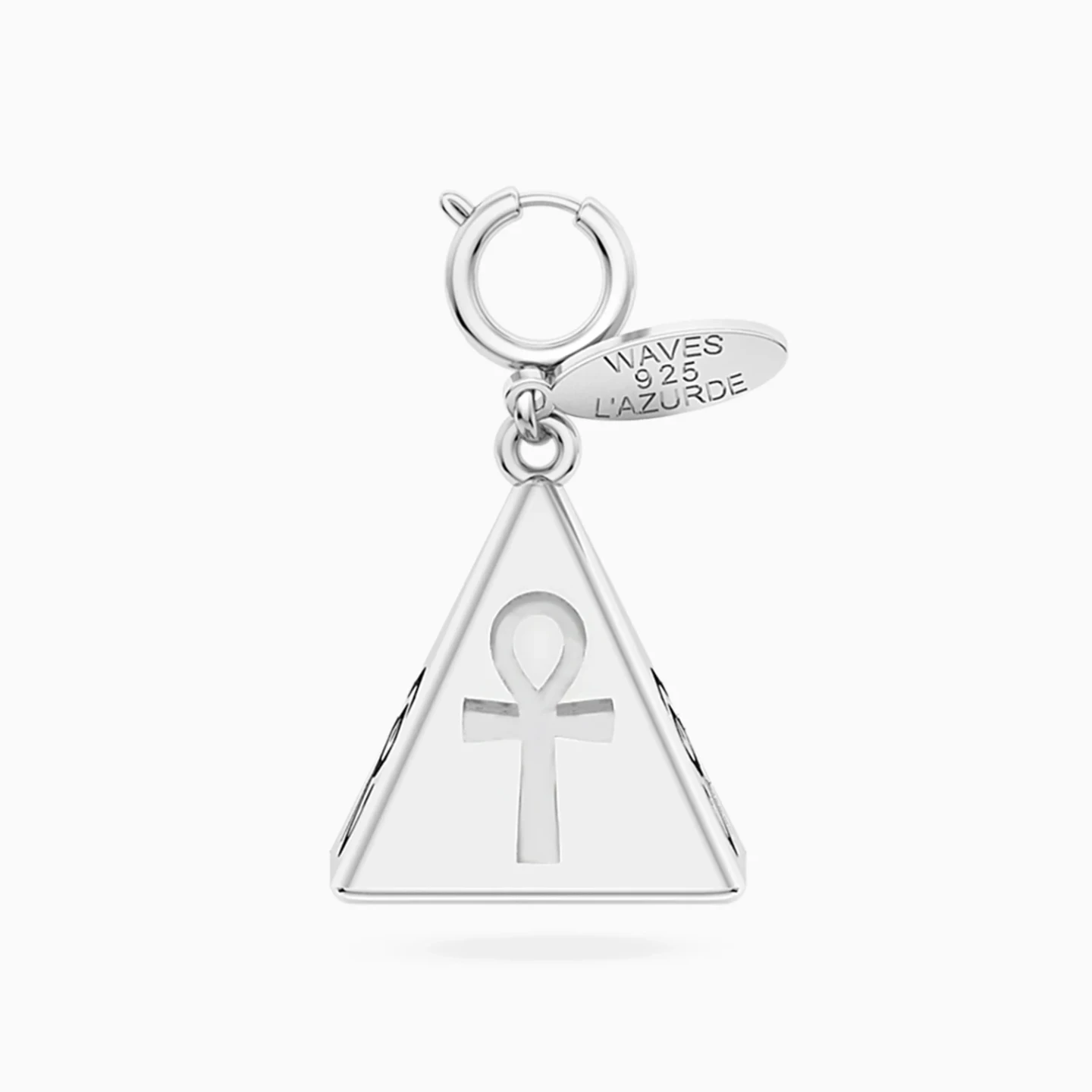 Pyramid & Pharaonic Symbols Charm in Silver Pyramid & Pharaonic Symbols Charm in Silver