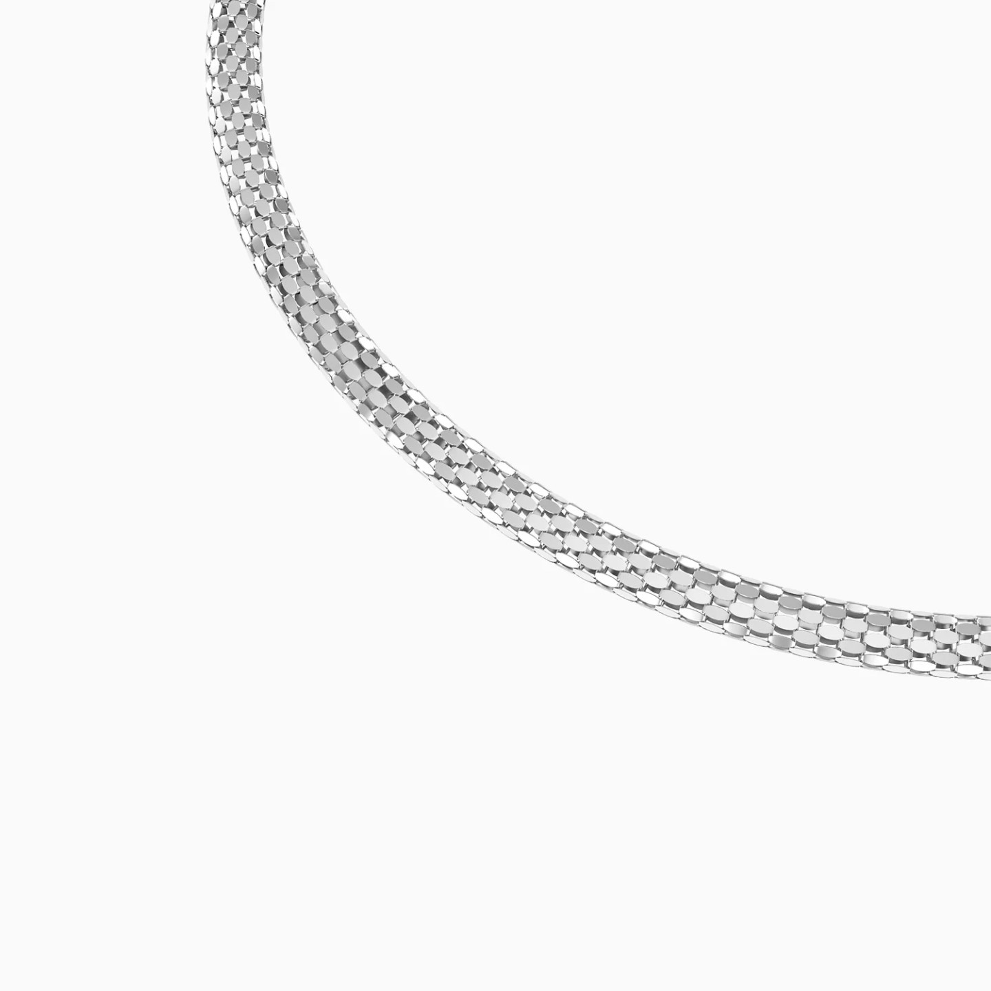 Textured Chain Bracelet in Silver - 4 Textured Chain Bracelet in Silver - 4