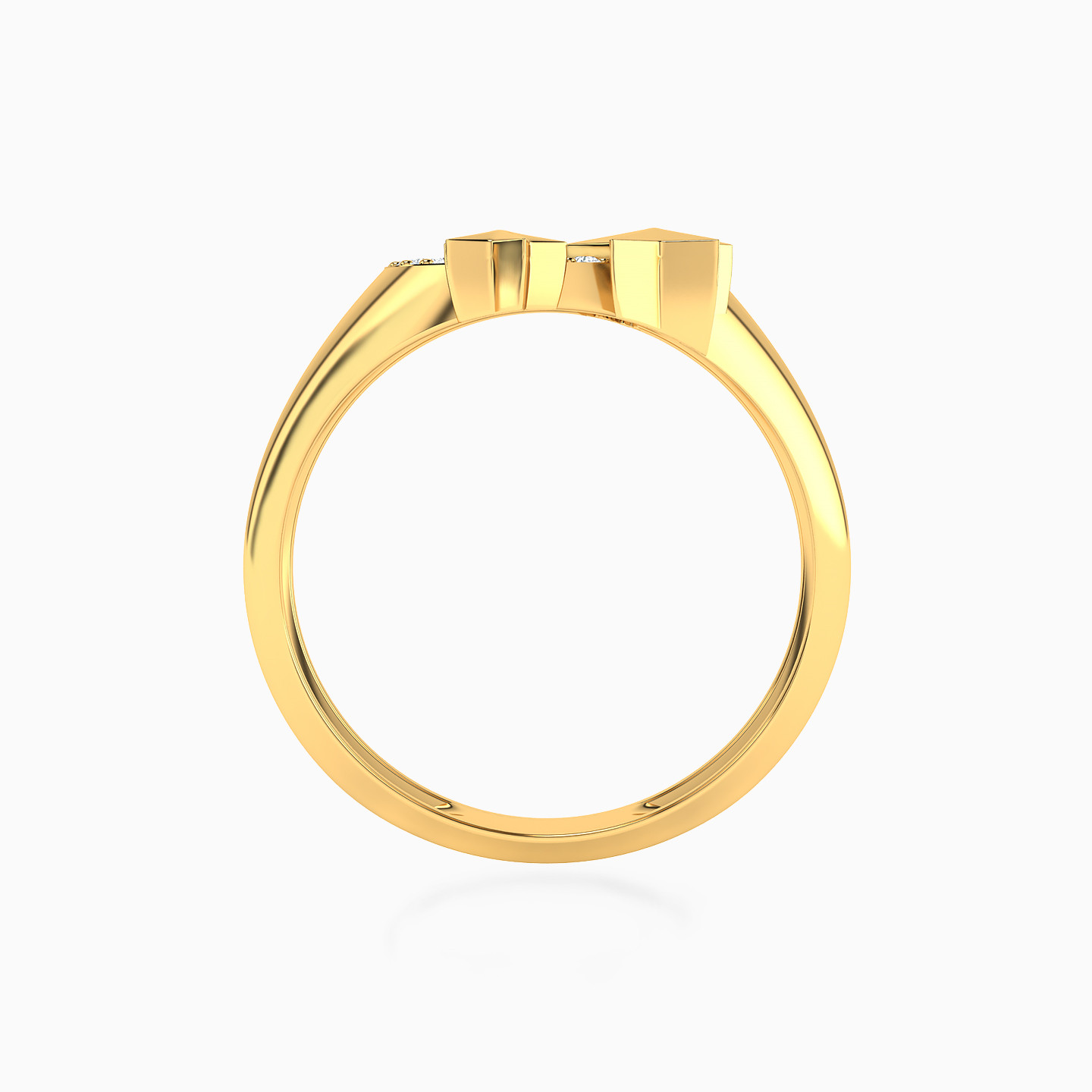 18K Gold Diamond Statement Ring - 3