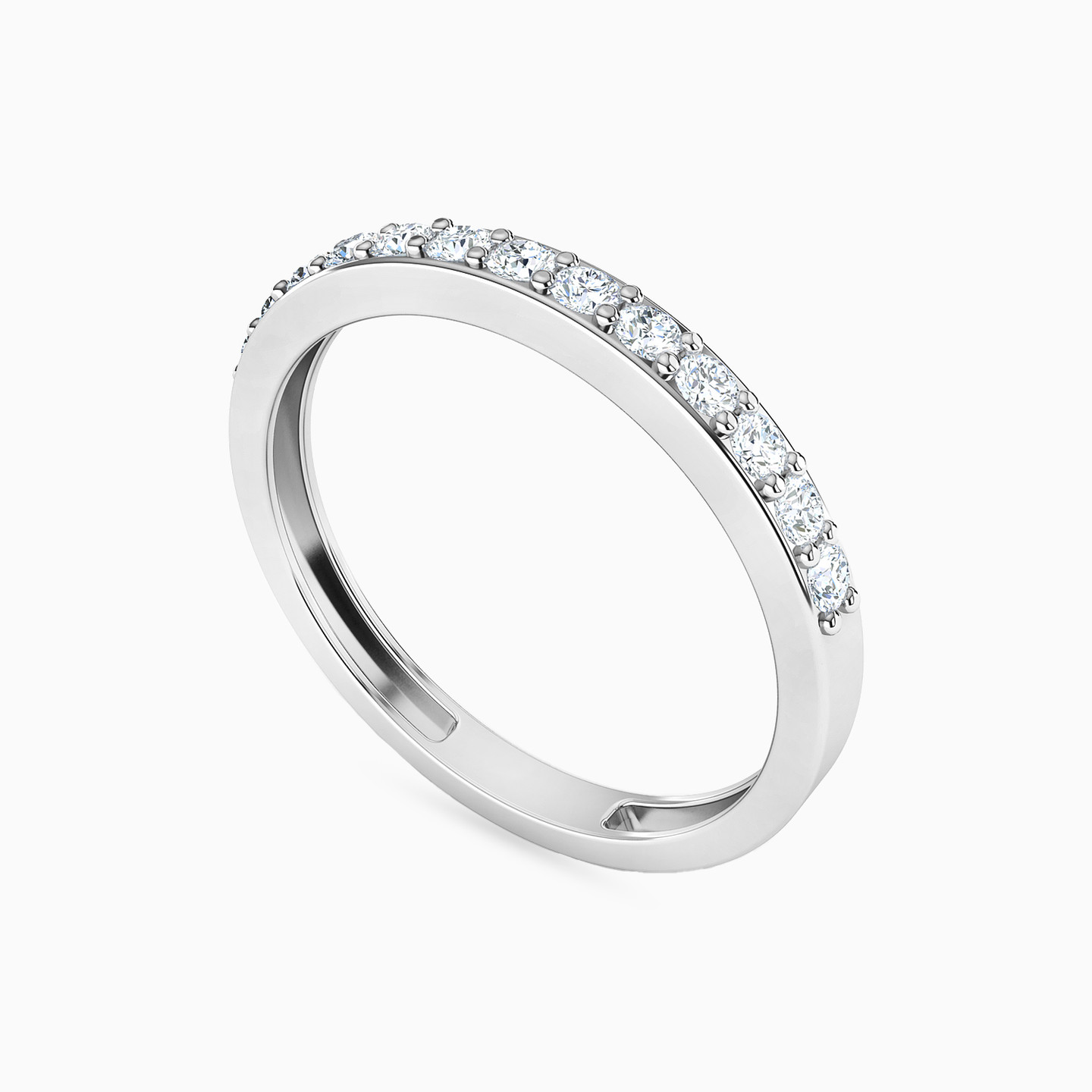 18K Gold Diamond Eternity Ring - 2