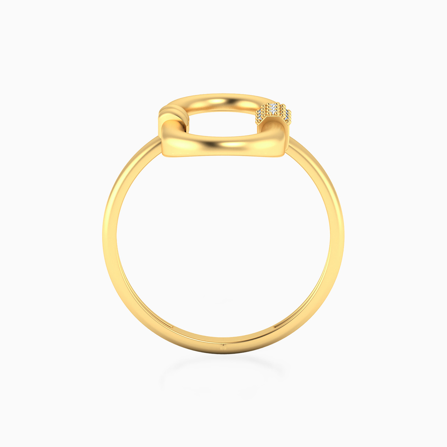 18K Gold Diamond Statement Ring - 3