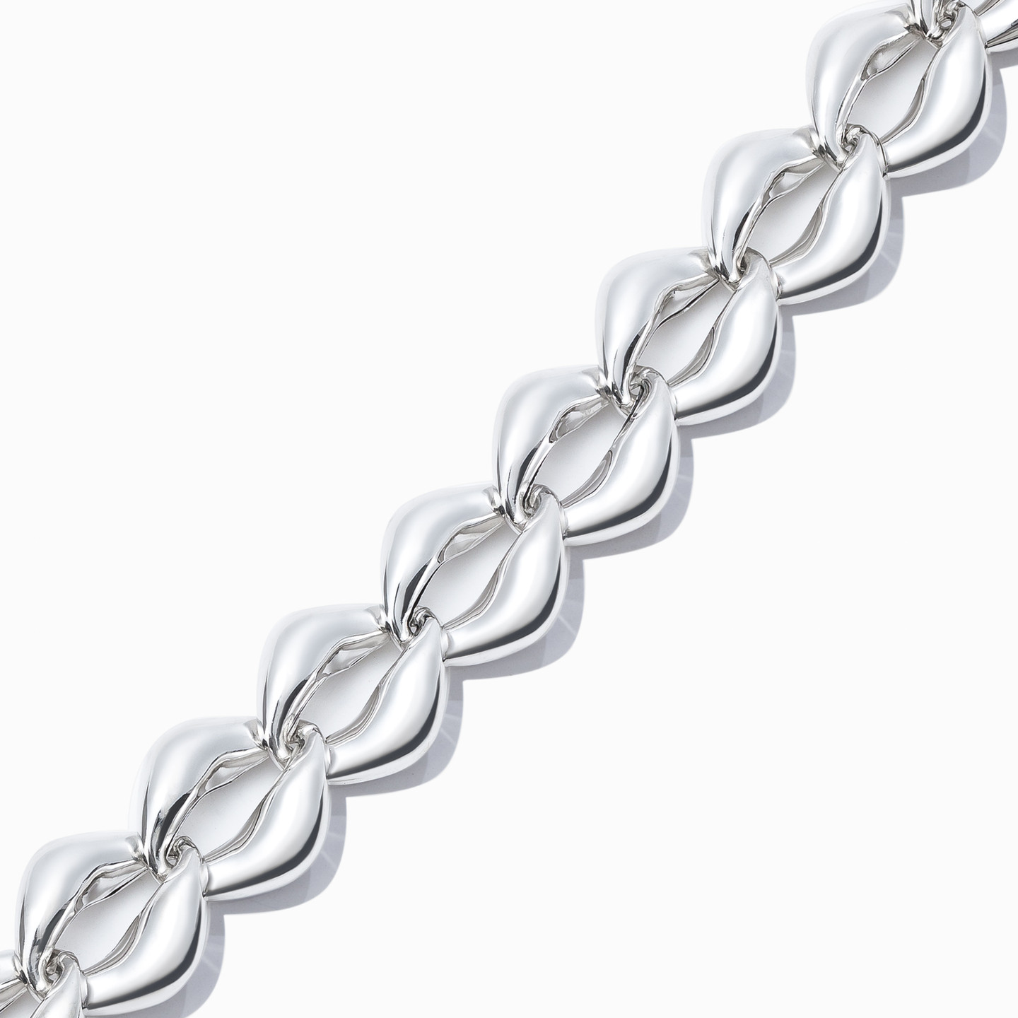 Twisted Chain Bracelet In Silver - 2 Twisted Chain Bracelet In Silver - 2