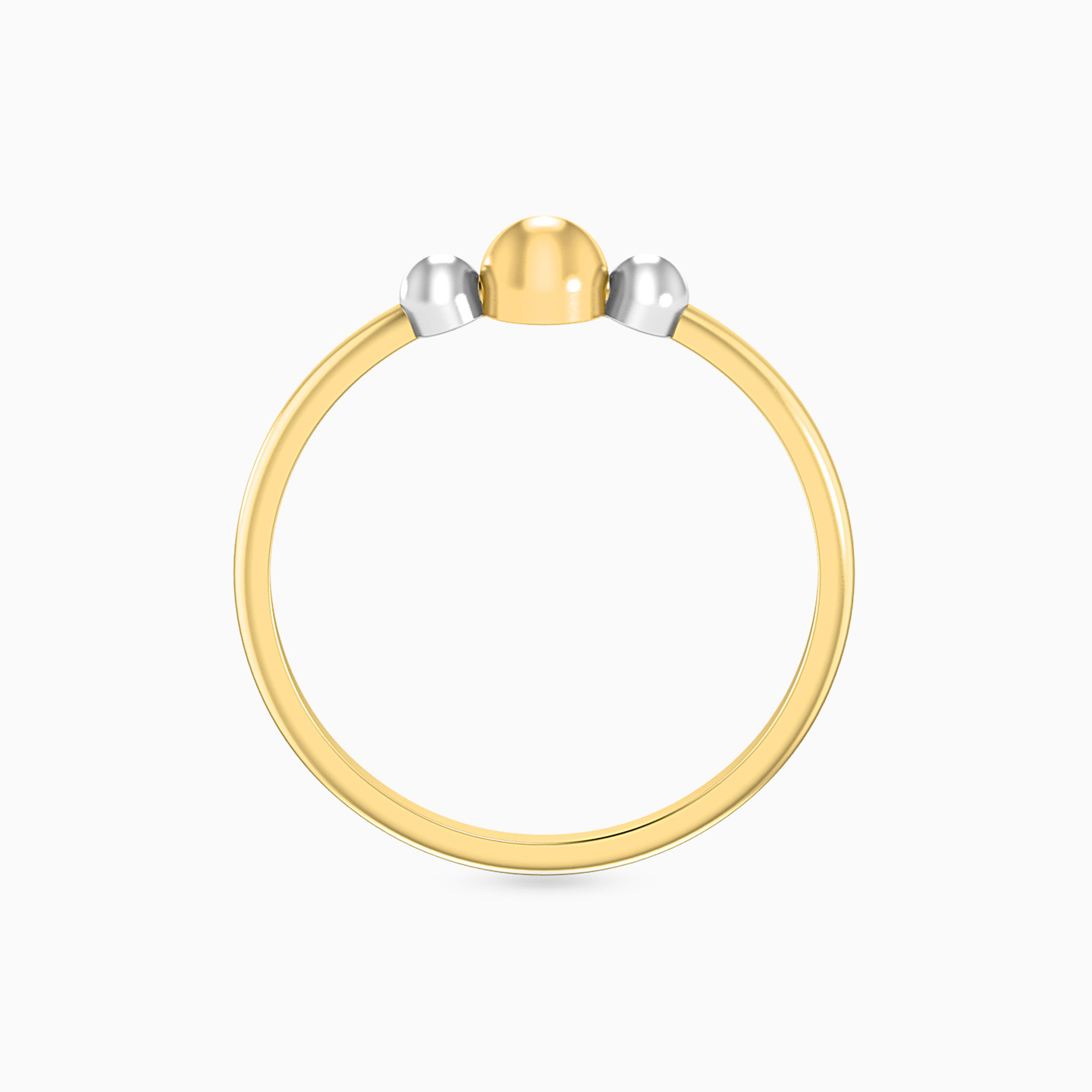 Round Ring in 18K Gold - 3 Round Ring in 18K Gold - 3