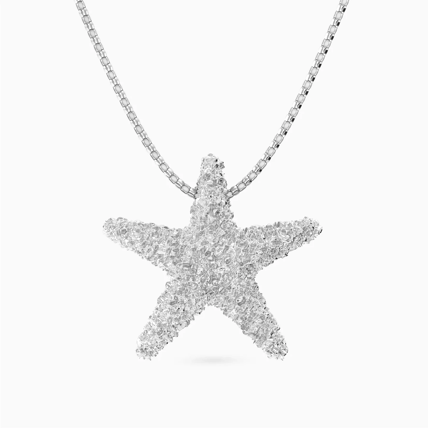 Big Starfish Necklace in Silver Big Starfish Necklace in Silver