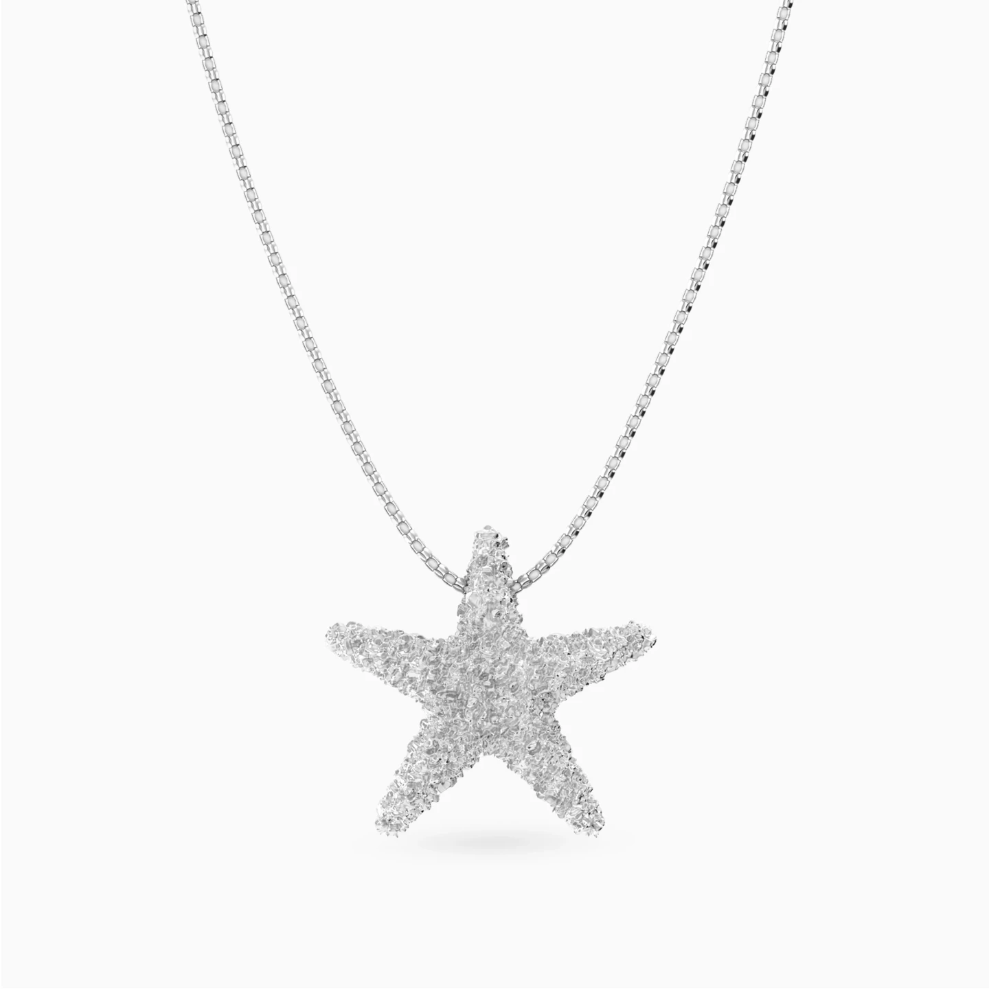 Big Starfish Necklace in Silver - 3 Big Starfish Necklace in Silver - 3
