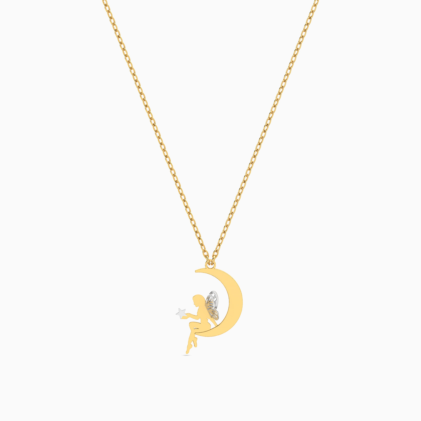 18K Gold Pendant Necklace - 4