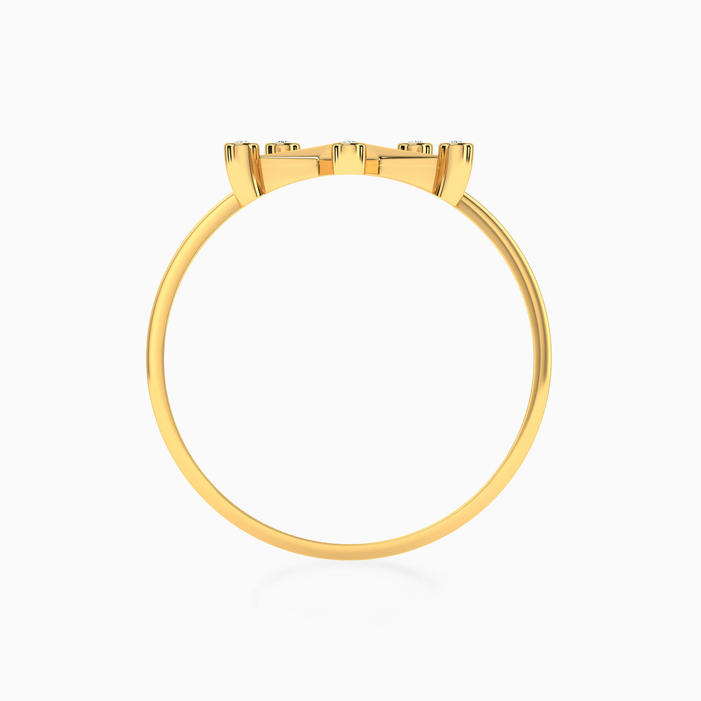 18K Gold Diamond Statement Ring - 3