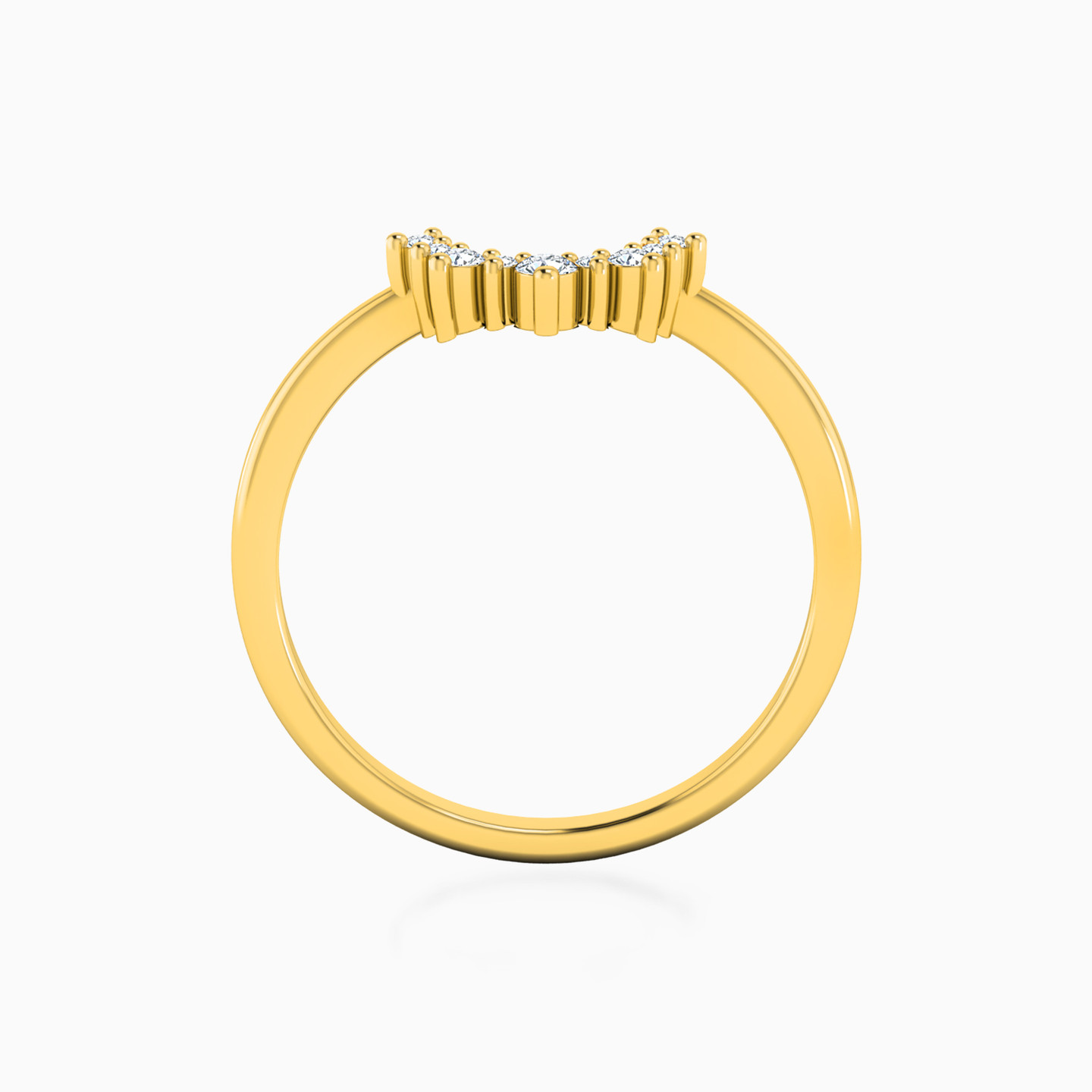 18K Gold Diamond Statement Ring - 3