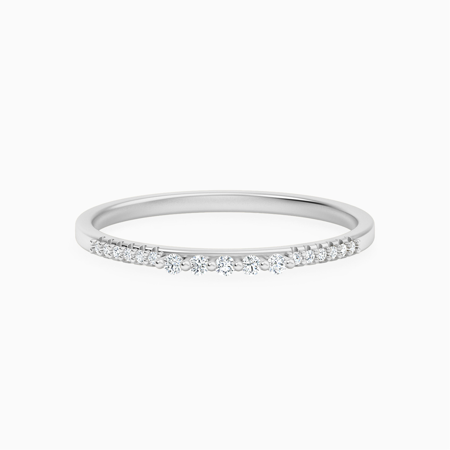 Brilliant Diamonds Eternity Ring in 18K Gold - 2 Brilliant Diamonds Eternity Ring in 18K Gold - 2