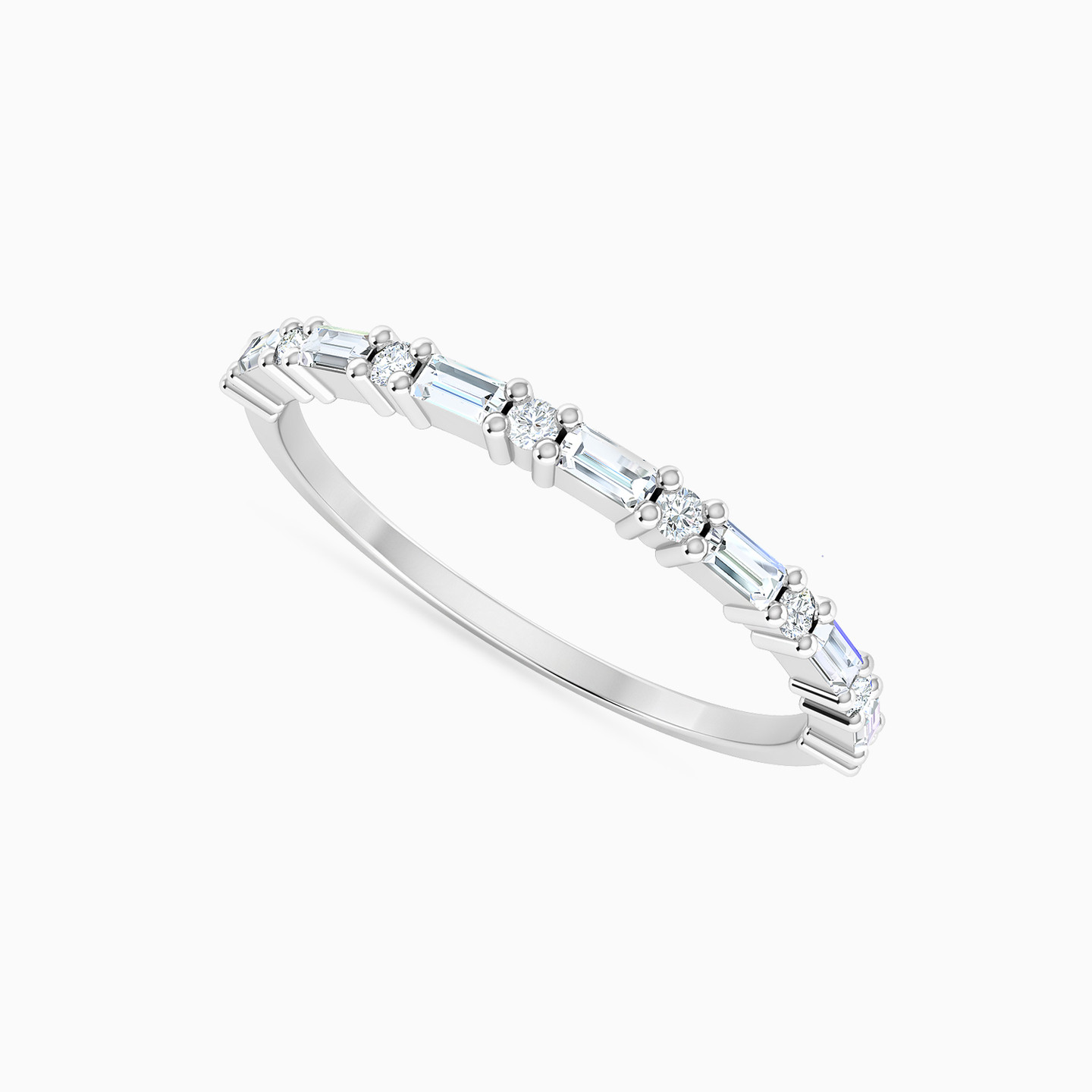 18K Gold Diamond Eternity Ring - 2