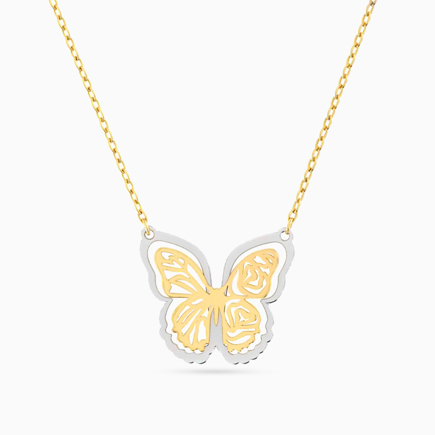 Butterfly Necklace In 18K Gold Butterfly Necklace In 18K Gold