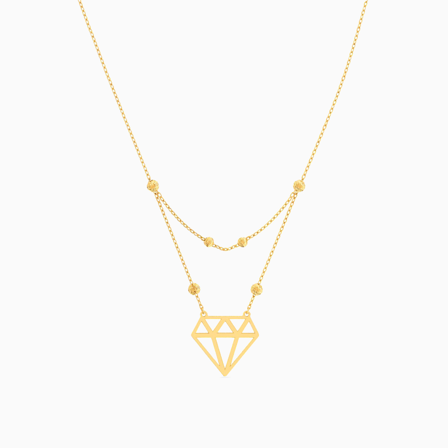 18K Gold Layered Necklace - 2