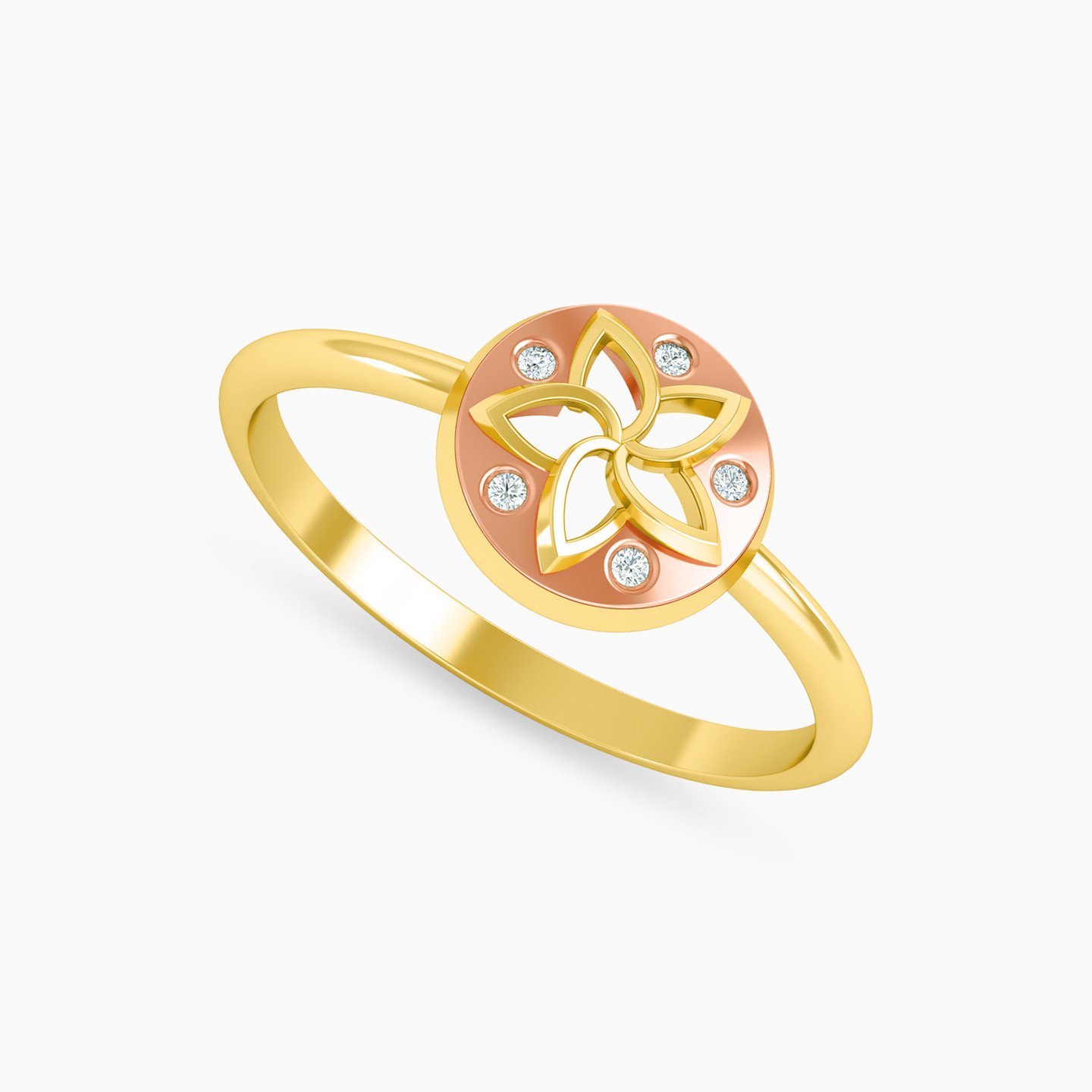 18K Gold Diamond Statement Ring - 2