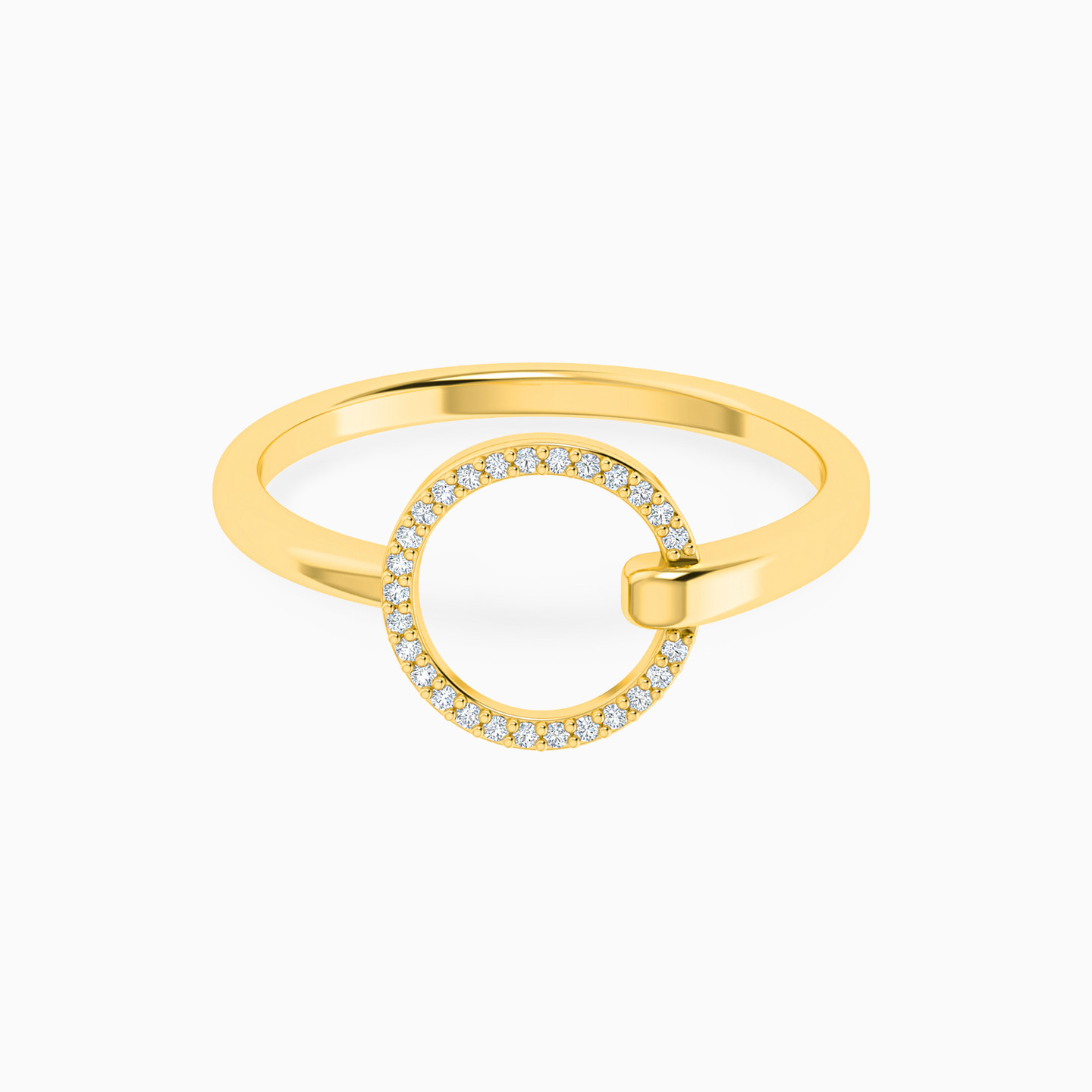 18K Gold Diamond Statement Ring