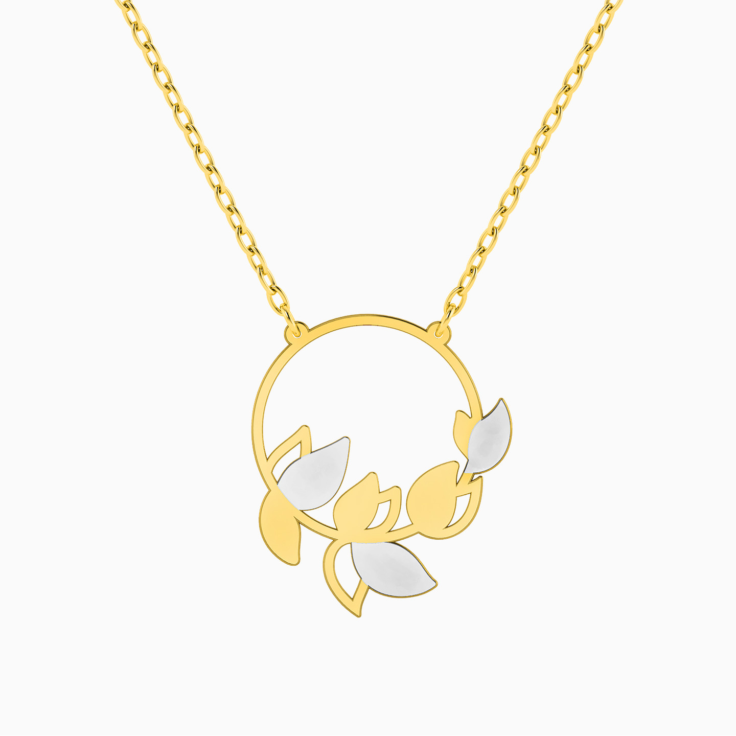 Circle Necklace In 18K Gold Circle Necklace In 18K Gold