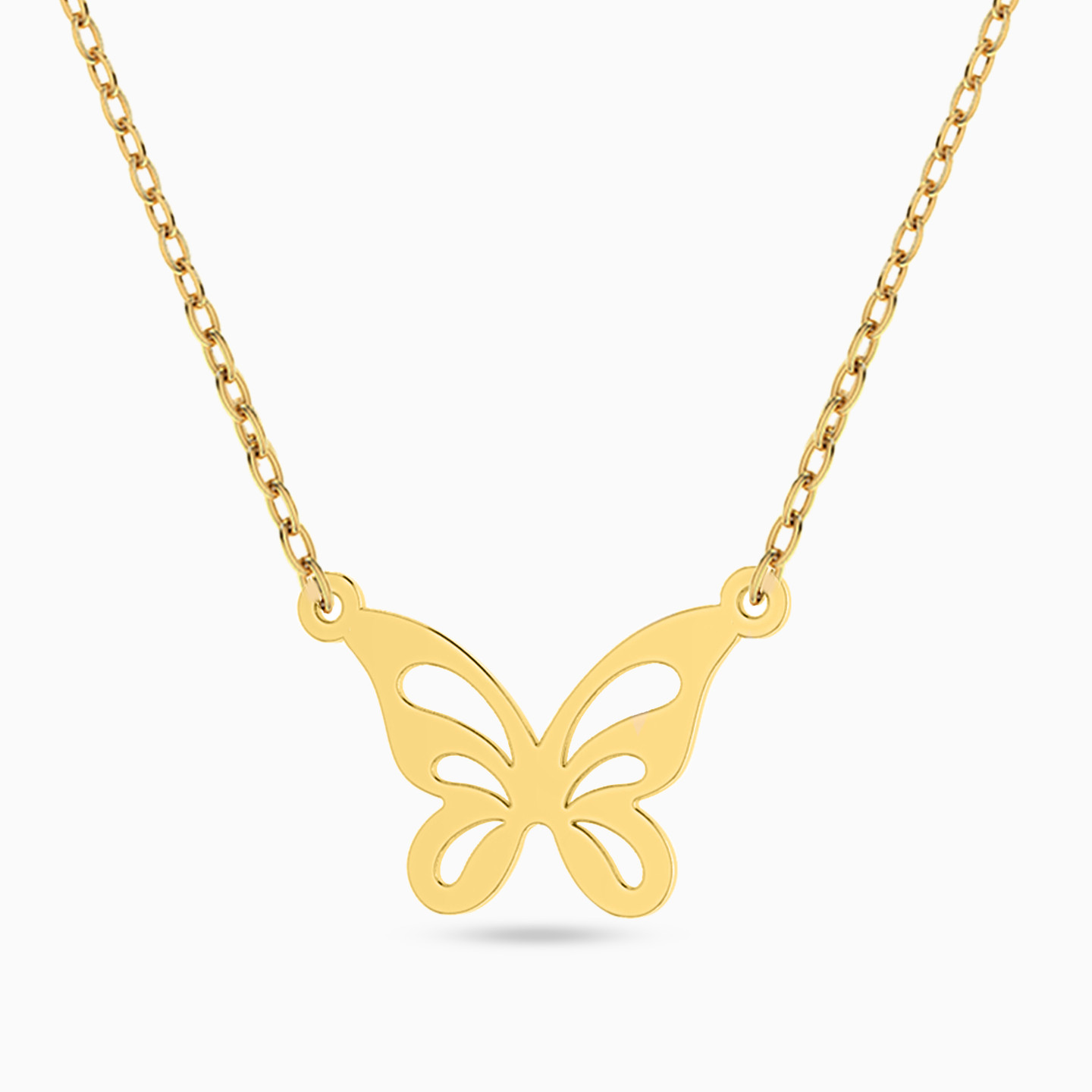 Butterfly Necklace In 18K Gold Butterfly Necklace In 18K Gold