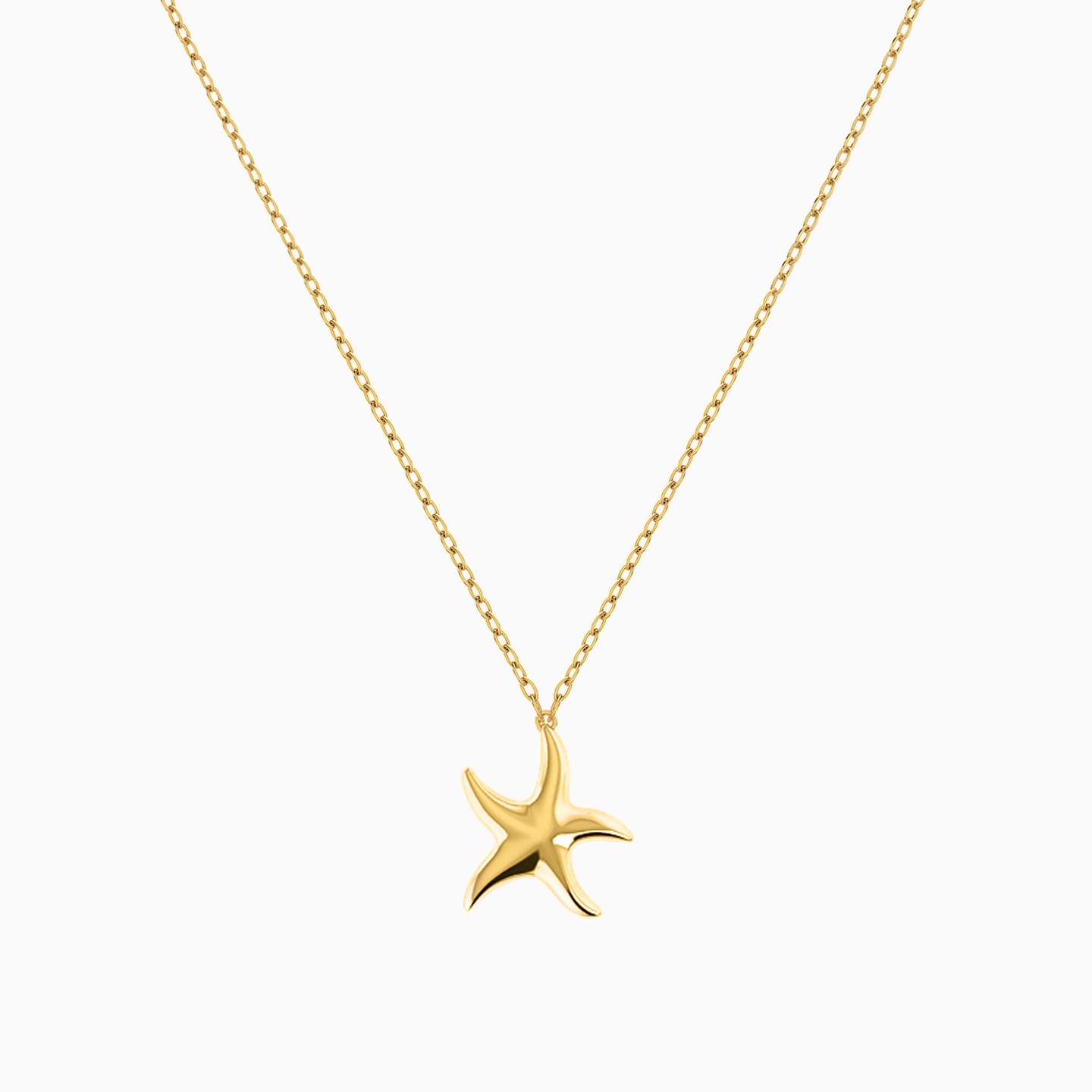 Starfish Necklace in 18K Gold - 2 Starfish Necklace in 18K Gold - 2