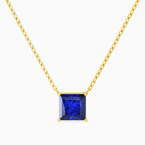 MLN58 - Square Blue Stone Necklace In 18K Gold - 111051100422423-1.jpg