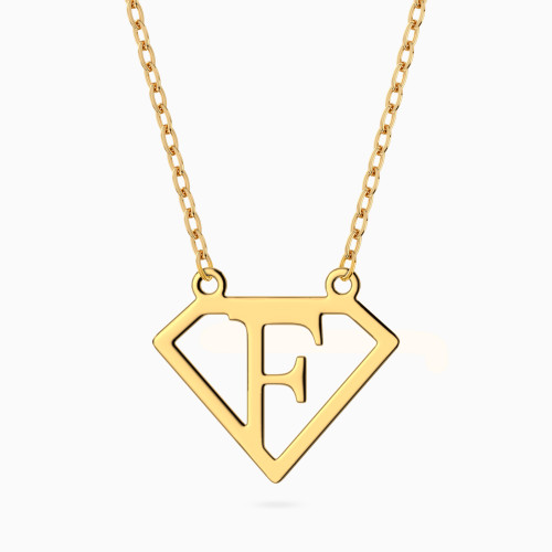 MLN884 - Letter F Necklace In 14K Gold - 101051400092420 - 1.jpg