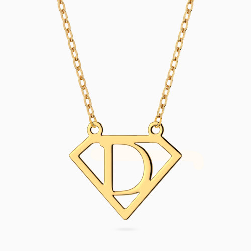 MLN883 - Letter D Necklace In 14K Gold - 101051400082420 - 1.jpg