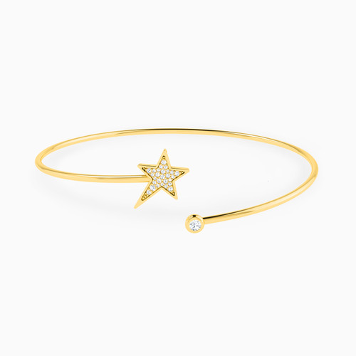 MLB166 - Star Diamonds Bangle Bracelet in 18K Gold - BM30-345-1.jpg