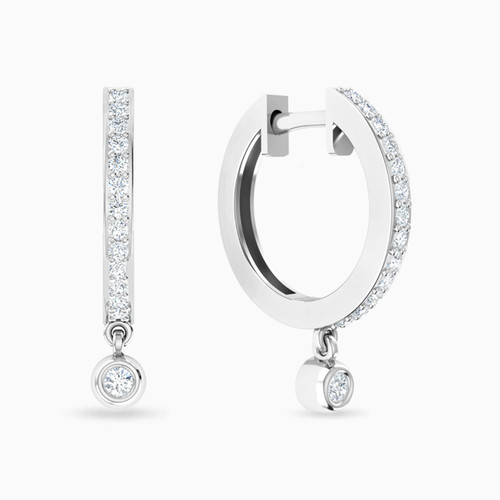MLE166 - Circle Diamonds Hoop Earrings in 18K Gold - 341200300021001-1.jpg