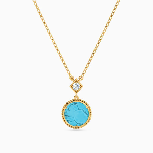 LIN638 - Circle Colored Stones Necklace in 18K Gold - 112051100392451-1.jpg