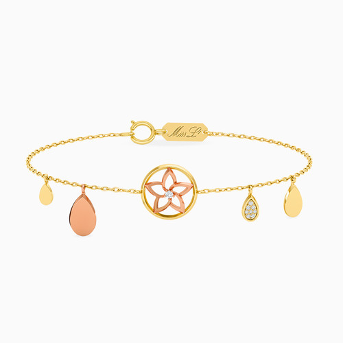 MLB133 - Multishaped Diamonds Chain Bracelet in 18K Gold - BM30-377-1.jpg