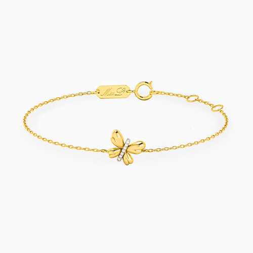 MLB144 - Butterfly Diamonds Chain Bracelet in 18K Gold - 141360300412181-1.jpg