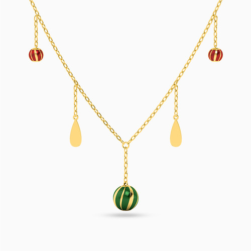 LIN189 - Colored Stones Charms Necklace in 18K Gold - 112051100312451-1.jpg