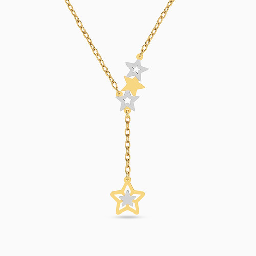 MLN160 - Star Chain Necklace in 18K Gold - 21046140032-1.jpg