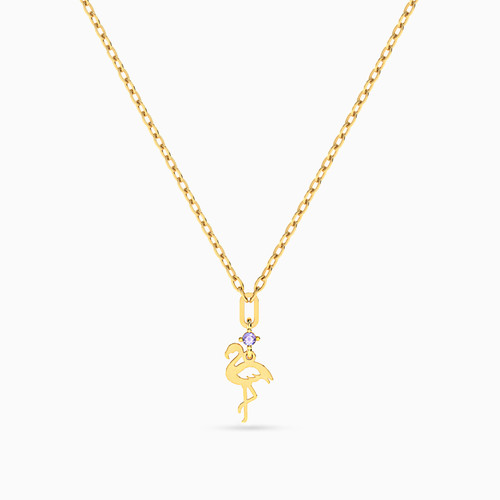LIN896 - Flamingo Purple Stone Necklace in 18K Gold - 112051400592421-1.jpg
