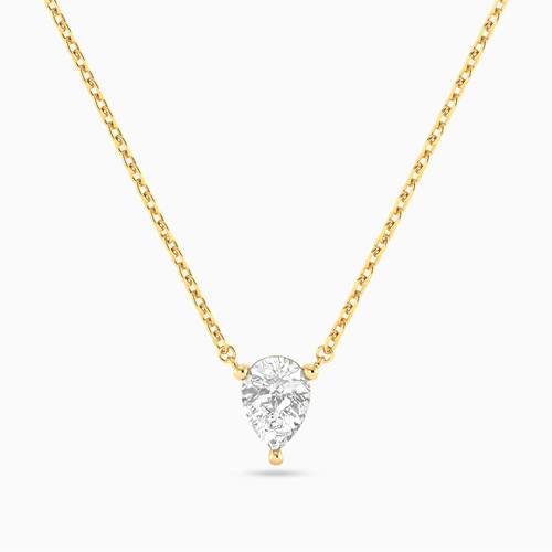 LIN76 - Pear Colored Stones Necklace in 18K Gold - 112050300112451-1.jpg