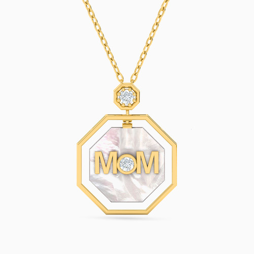 LIN8 - Mom Word Pearl & Red Stone Necklace in 18K Gold - 112051100682451-1.jpg