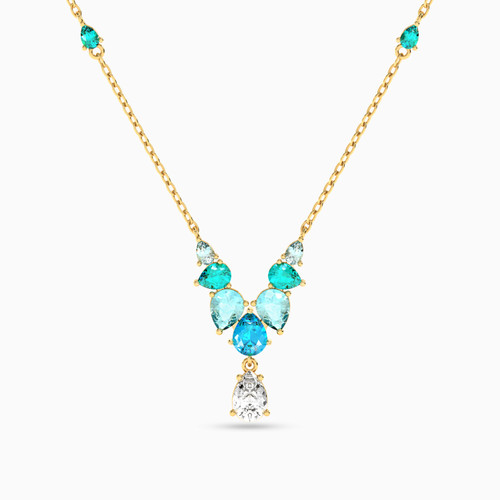 LIN883 - Multishaped Colored Stones Necklace in 18K Gold - 112051103022421-1.jpg
