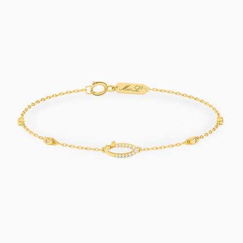 MLB153 - Marquise Diamonds Chain Bracelet in 18K Gold - BM30-366-1.jpg